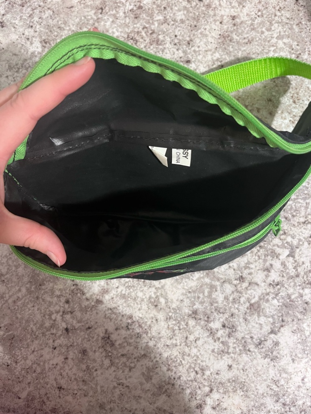 Vintage 90s Lazer Sport Green and Black Fanny Pack Bag - Picture 6 of 10